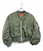 VINTAGE MILITARYヴィンテージ ミリタリー）の古着「USAF MA-1フライトジャケット」｜オリーブ