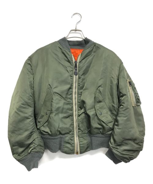 VINTAGE MILITARY（ヴィンテージ ミリタリー）VINTAGE MILITARY (ヴィンテージ ミリタリー) USAF MA-1フライトジャケット オリーブ サイズ:Sの古着・服飾アイテム