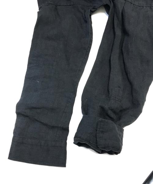 DEUXIEME CLASSE（ドゥーズィエム クラス）DEUXIEME CLASSE (ドゥーズィエム クラス) リネンワンピース ブラック サイズ:表記なしの古着・服飾アイテム