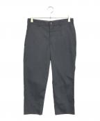 COMME des GARCONS HOMME PLUSコムデギャルソンオムプリュス）の古着「クロップドパンツ」｜ブラック