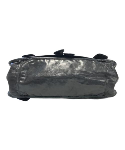 Chloe（クロエ）Chloe (クロエ) バテントレザーハンドバッグ ブラックの古着・服飾アイテム