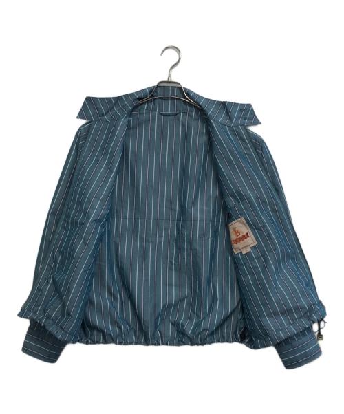 BARACUTA（バラクータ）BARACUTA (バラクータ) G4 ストライプショートブルゾン ブルー サイズ:38 未使用品の古着・服飾アイテム