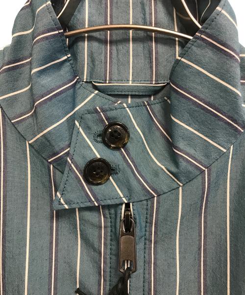 BARACUTA（バラクータ）BARACUTA (バラクータ) G4 ストライプショートブルゾン ブルー サイズ:38 未使用品の古着・服飾アイテム