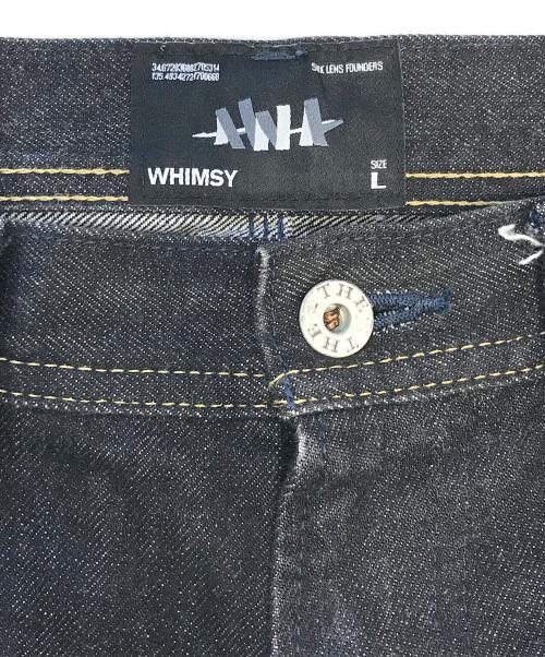 WHIMSY（ウィムジー）WHIMSY (ウィムジー) ワイドデニムパンツ インディゴ サイズ:Lの古着・服飾アイテム