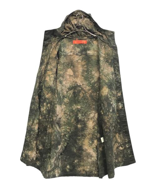 rebear by johnbull（リベアバイジョンブル）rebear by johnbull (リベアバイジョンブル) ムラ染めフーデッドコート ブラウン サイズ:Fの古着・服飾アイテム