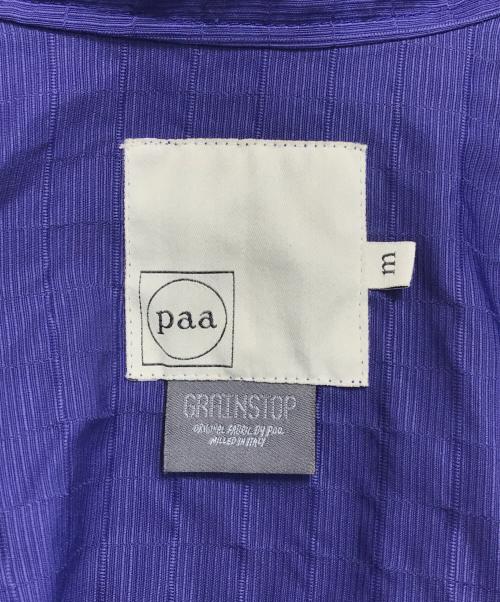paa（パウ）paa (パウ) Parka Two ネイビー サイズ:mの古着・服飾アイテム
