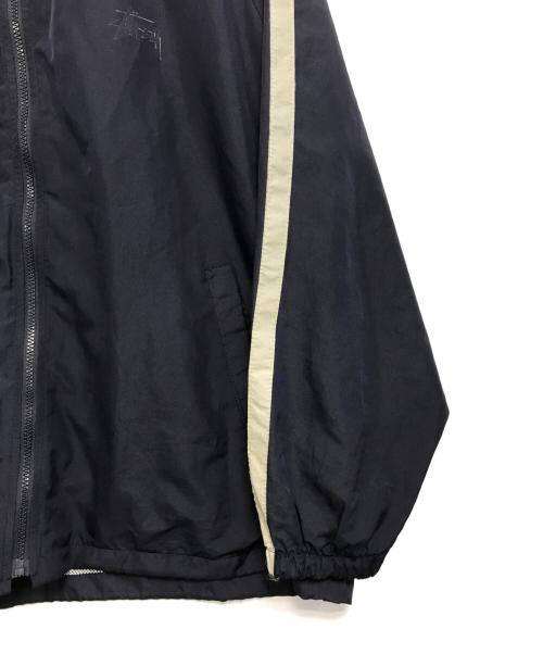 stussy（ステューシー）stussy (ステューシー) 袖ラインジャケット ネイビー サイズ:表記なしの古着・服飾アイテム