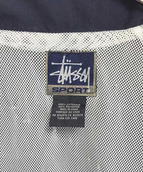 stussy（ステューシー）stussy (ステューシー) 袖ラインジャケット ネイビー サイズ:表記なしの古着・服飾アイテム