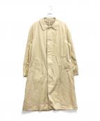Aquascutumアクアスキュータム）の古着「ステンカラーコート」｜ベージュ