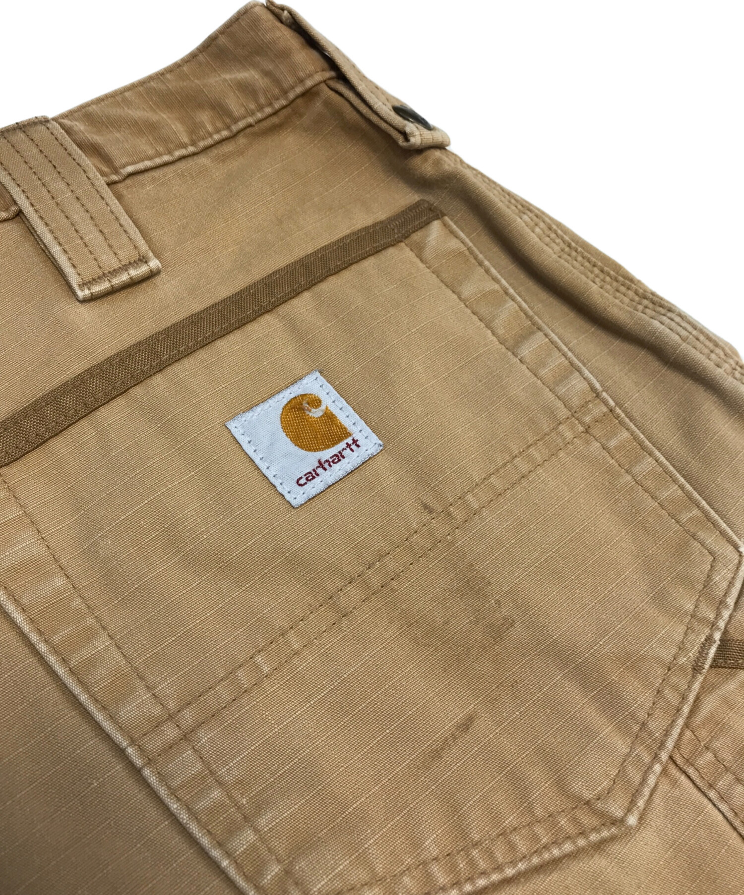 CarHartt (カーハート) ダック地ダブルニーカーゴパンツ ブラウン
