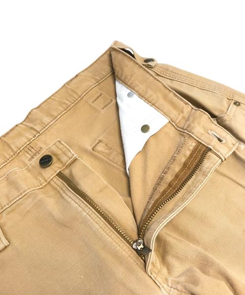 CarHartt（カーハート）CarHartt (カーハート) ダック地ダブルニーカーゴパンツ ブラウン サイズ:W34×L32の古着・服飾アイテム