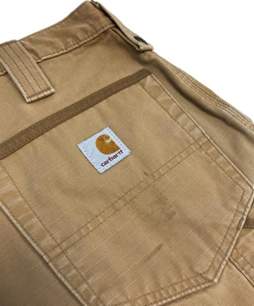 CarHartt（カーハート）CarHartt (カーハート) ダック地ダブルニーカーゴパンツ ブラウン サイズ:W34×L32の古着・服飾アイテム