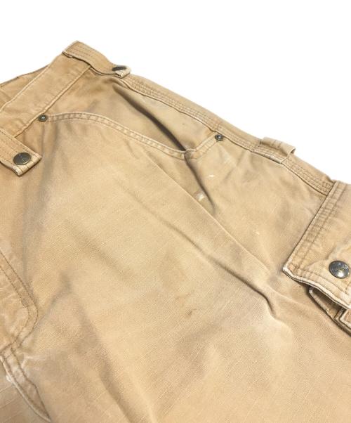CarHartt（カーハート）CarHartt (カーハート) ダック地ダブルニーカーゴパンツ ブラウン サイズ:W34×L32の古着・服飾アイテム