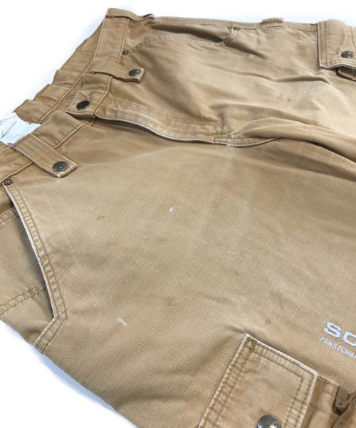 CarHartt（カーハート）CarHartt (カーハート) ダック地ダブルニーカーゴパンツ ブラウン サイズ:W34×L32の古着・服飾アイテム