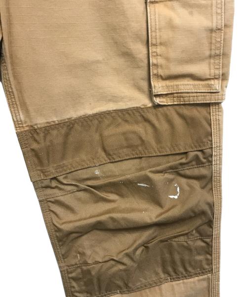 CarHartt（カーハート）CarHartt (カーハート) ダック地ダブルニーカーゴパンツ ブラウン サイズ:W34×L32の古着・服飾アイテム