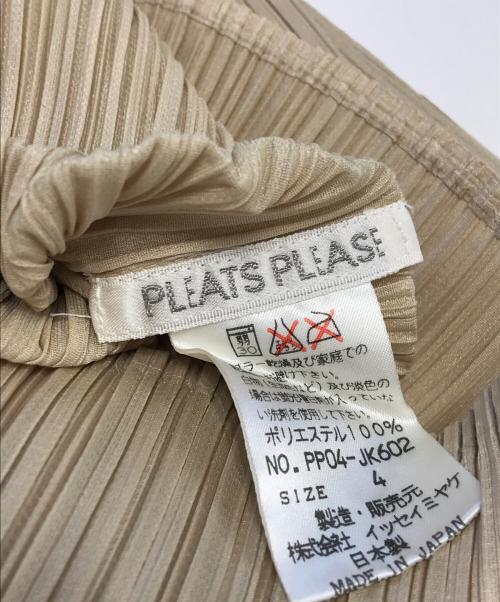 PLEATS PLEASE（プリーツプリーズ）PLEATS PLEASE (プリーツプリーズ) プリーツカットソー イエロー サイズ:4の古着・服飾アイテム