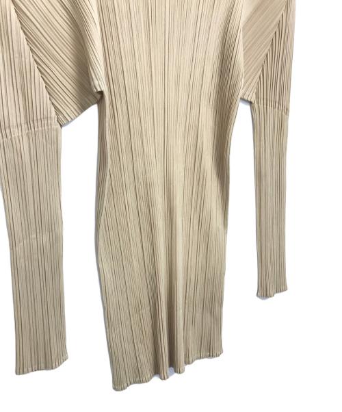 PLEATS PLEASE（プリーツプリーズ）PLEATS PLEASE (プリーツプリーズ) プリーツカットソー イエロー サイズ:4の古着・服飾アイテム