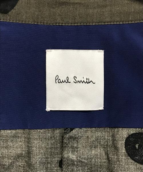 PAUL SMITH（ポールスミス）PAUL SMITH (ポールスミス) 総柄シャツワンピース オリーブ サイズ:40の古着・服飾アイテム