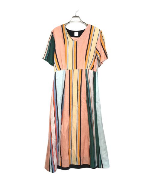 PAUL SMITH（ポールスミス）PAUL SMITH (ポールスミス) ストライプワンピース マルチカラー サイズ:40の古着・服飾アイテム