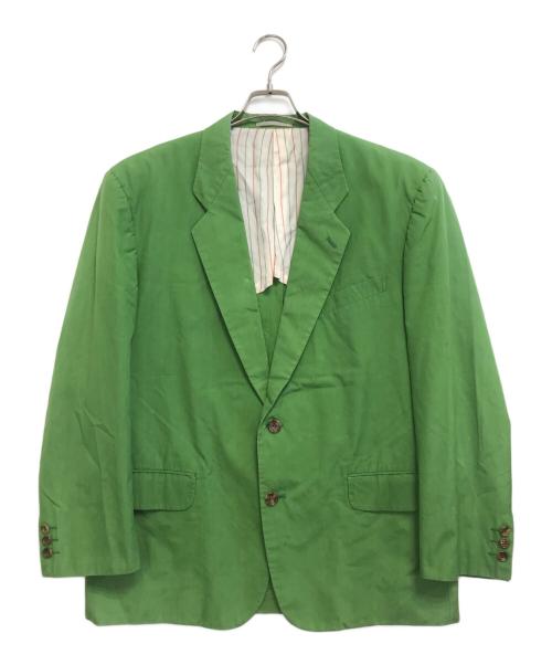 COMME des GARCONS HOMME PLUS（コムデギャルソンオムプリュス）COMME des GARCONS HOMME PLUS (コムデギャルソンオムプリュス) テーラードジャケット グリーン サイズ:Mの古着・服飾アイテム
