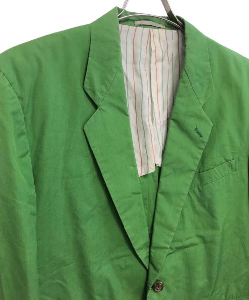 COMME des GARCONS HOMME PLUS（コムデギャルソンオムプリュス）COMME des GARCONS HOMME PLUS (コムデギャルソンオムプリュス) テーラードジャケット グリーン サイズ:Mの古着・服飾アイテム