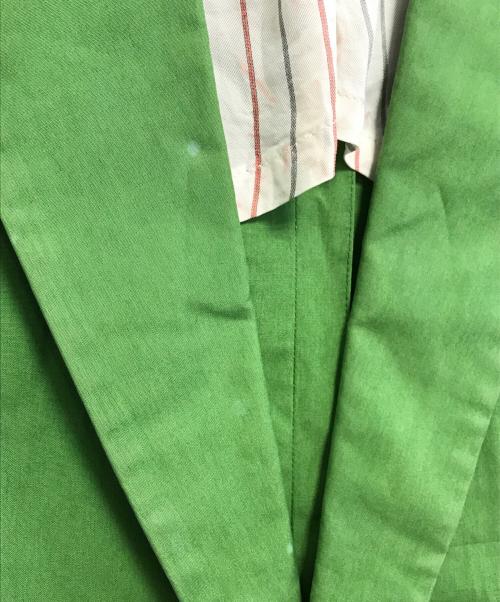 COMME des GARCONS HOMME PLUS（コムデギャルソンオムプリュス）COMME des GARCONS HOMME PLUS (コムデギャルソンオムプリュス) テーラードジャケット グリーン サイズ:Mの古着・服飾アイテム