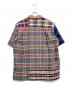 sacai (サカイ) 半袖切替チェックシャツ マルチカラー サイズ:1：15000円