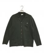 LACOSTEラコステ）の古着「ニットカーディガン」｜オリーブ