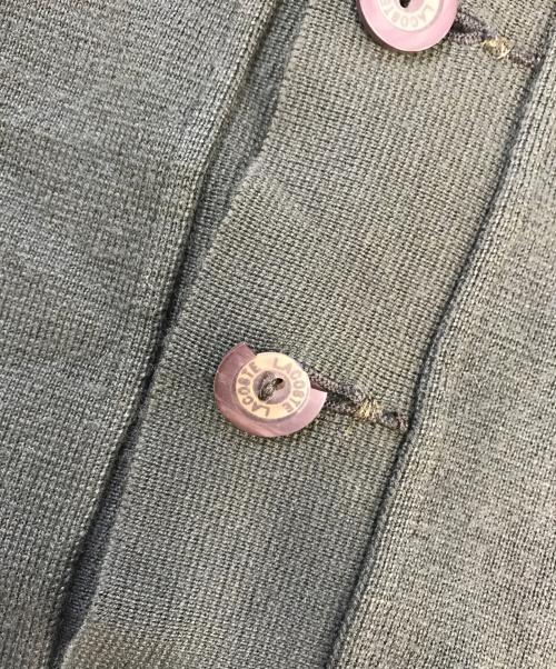 LACOSTE（ラコステ）LACOSTE (ラコステ) ニットカーディガン オリーブ サイズ:52の古着・服飾アイテム