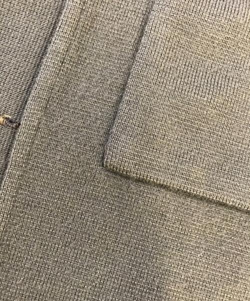 LACOSTE（ラコステ）LACOSTE (ラコステ) ニットカーディガン オリーブ サイズ:52の古着・服飾アイテム