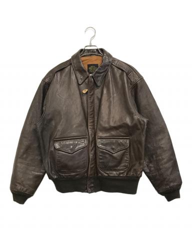 AVIREX  アヴィレックス/A−2 フラウトジャケット BR/Cランク/78【中古】 中古・古着通販】AVIREX (アヴィレックス) A-2フライトジャケット
