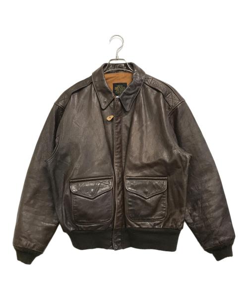 AVIREX（アヴィレックス）AVIREX (アヴィレックス) A-2フライトジャケット ブラウン サイズ:44の古着・服飾アイテム