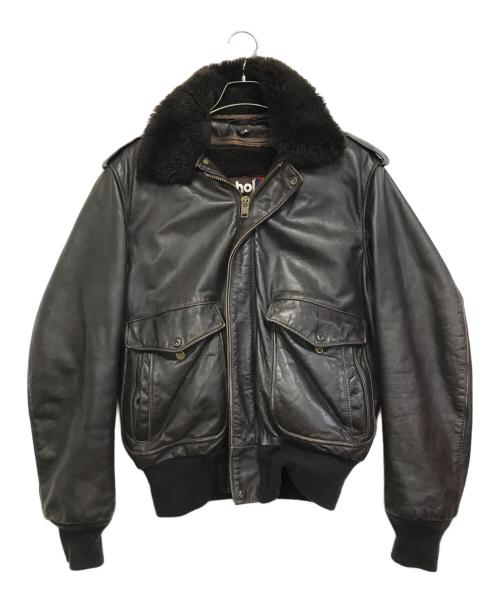 Schott（ショット）Schott (ショット) Ｇ-1レザージャケット ブラウン サイズ:42の古着・服飾アイテム