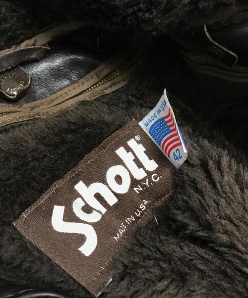 Schott（ショット）Schott (ショット) Ｇ-1レザージャケット ブラウン サイズ:42の古着・服飾アイテム