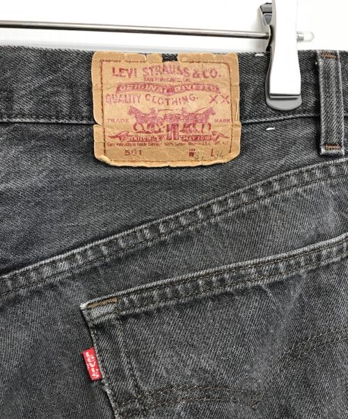 LEVI'S（リーバイス）LEVI'S (リーバイス) 先染め501ブラックデニムパンツ ブラック サイズ:W34 L34の古着・服飾アイテム