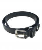 COMME des GARCONSコムデギャルソン）の古着「レザーベルト」｜ブラック