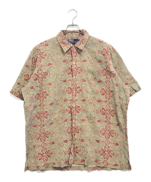 POLO RALPH LAUREN（ポロ・ラルフローレン）POLO RALPH LAUREN (ポロ・ラルフローレン) オープンカラーシャツ ベージュ サイズ:Lの古着・服飾アイテム