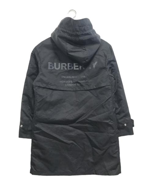 BURBERRY（バーバリー）BURBERRY (バーバリー) ナイロンフーデットコート ブラック サイズ:36の古着・服飾アイテム