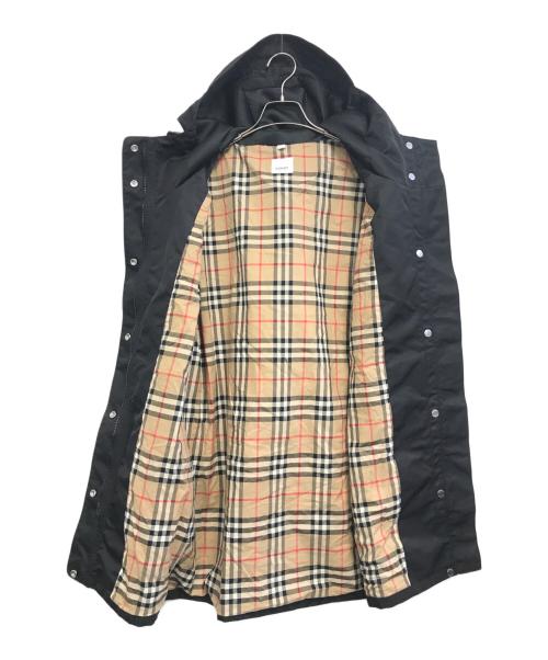 BURBERRY（バーバリー）BURBERRY (バーバリー) ナイロンフーデットコート ブラック サイズ:36の古着・服飾アイテム