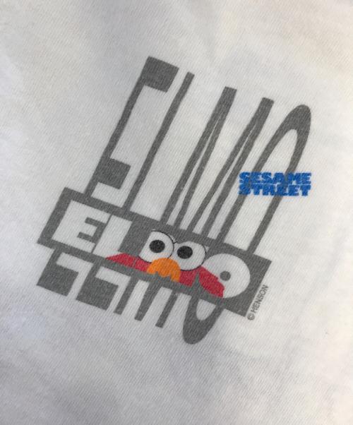 アニメ―ションTシャツ（アニメ―ションTシャツ）アニメ―ションTシャツ (アニメ―ションTシャツ) 90s SESAME STREET(セサミストリート)両面プリントアニメーションTシャツ ホワイト サイズ:表記なしの古着・服飾アイテム