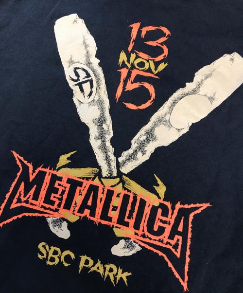 バンドTシャツ（バンドTシャツ）バンドTシャツ (バンドTシャツ) 00s METALLICA(メタリカ) 両面プリントバンドTシャツ ブラック サイズ:Lの古着・服飾アイテム