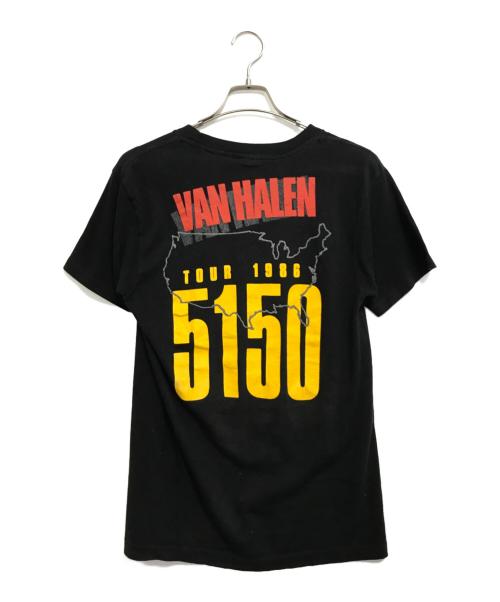 バンドTシャツ（バンドTシャツ）バンドTシャツ (バンドTシャツ) 80s VAN HALEN(ヴァン・ヘイレン) バンドＴシャツ ブラック サイズ:Lの古着・服飾アイテム