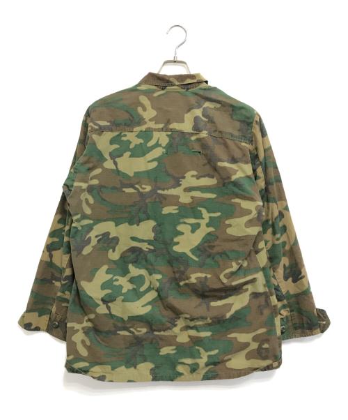 VINTAGE MILITARY（ヴィンテージ ミリタリー）VINTAGE MILITARY (ヴィンテージ ミリタリー) ジャングルファティーグジャケット グリーン サイズ:M-Rの古着・服飾アイテム