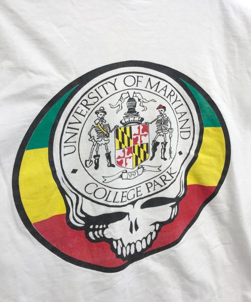 バンドTシャツ（バンドTシャツ）バンドTシャツ (バンドTシャツ) 90s GRATEFUL DEAD(グレイトフル・デッド) バンドTシャツ ホワイト サイズ:表記なしの古着・服飾アイテム