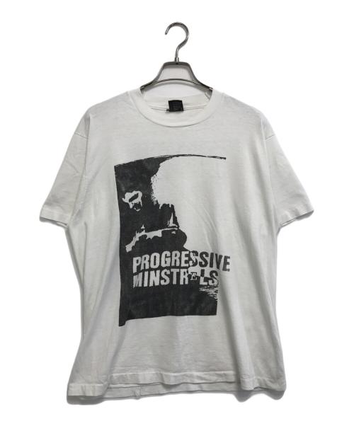バンドTシャツ（バンドTシャツ）バンドTシャツ (バンドTシャツ) 80s PROGRESSIVE MINSTRELS(プログレッシブ・ミンストレル) バンドバンドtシャツ ホワイト サイズ:XLの古着・服飾アイテム