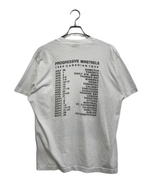 バンドTシャツ（バンドTシャツ）バンドTシャツ (バンドTシャツ) 80s PROGRESSIVE MINSTRELS(プログレッシブ・ミンストレル) バンドバンドtシャツ ホワイト サイズ:XLの古着・服飾アイテム