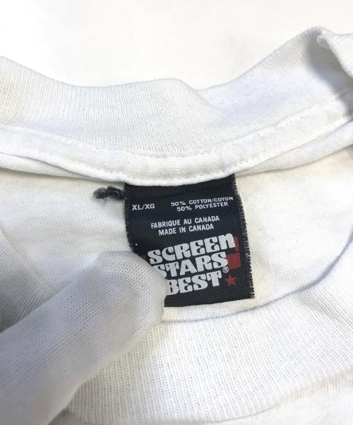 バンドTシャツ（バンドTシャツ）バンドTシャツ (バンドTシャツ) 80s PROGRESSIVE MINSTRELS(プログレッシブ・ミンストレル) バンドバンドtシャツ ホワイト サイズ:XLの古着・服飾アイテム