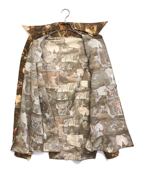 VINTAGE（ヴィンテージ）VINTAGE (ヴィンテージ) 総柄シャツ ブラウン サイズ:不明の古着・服飾アイテム