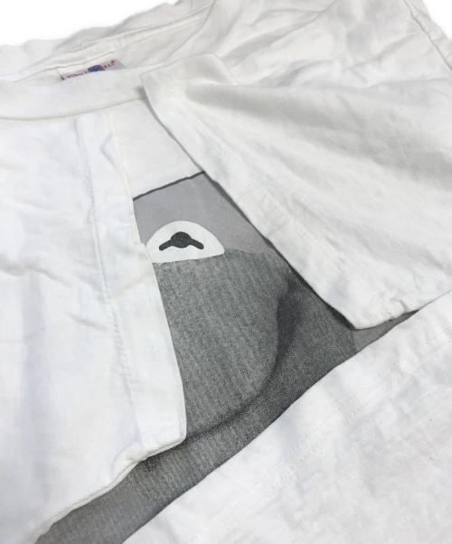 キャラクターTシャツ（キャラクターTシャツ）キャラクターTシャツ (キャラクターTシャツ) 90s Kermit(カーミット) キャラクターTシャツ ホワイト サイズ:Lの古着・服飾アイテム