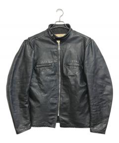 中古・古着通販】NIKE (ナイキ) レザージャケット ブラック サイズ:2XL